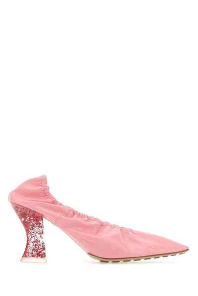 Shop Bottega Veneta Almond Pumps In Pink