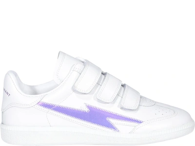 Shop Isabel Marant Strapped Low In White