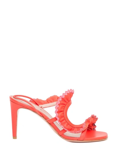 Shop Red Valentino Redvalentino R Curly Heel Sandals