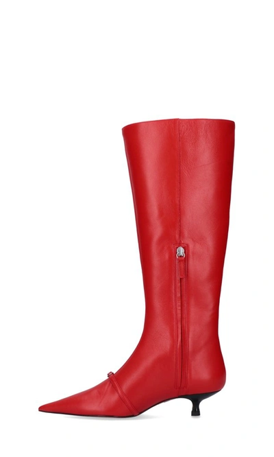 Shop Abra Sharp Boots In Red