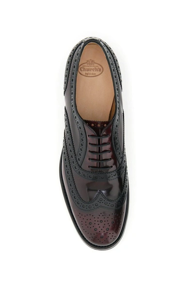 Shop Church's Stringate Burwood 5 Brogue Shoes In Brown