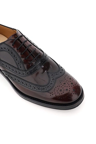Shop Church's Stringate Burwood 5 Brogue Shoes In Brown