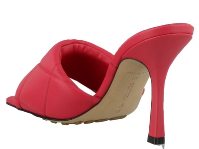 Shop Bottega Veneta The Lido Sandals In Red