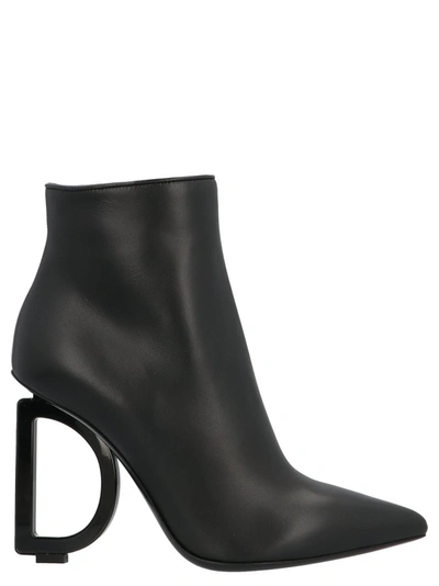 Shop Dolce & Gabbana Devotion Ankle Boots In Black