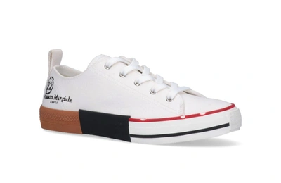 Shop Maison Margiela Logo Low In White