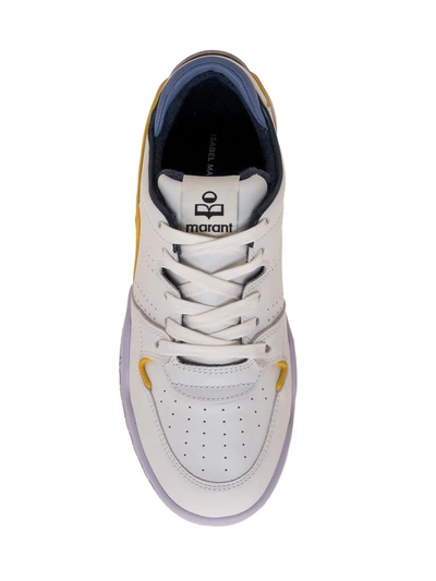 Shop Isabel Marant Emree Sneakers In White