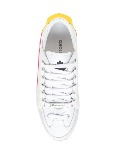 Shop Dsquared2 Logo Printed Lace In White