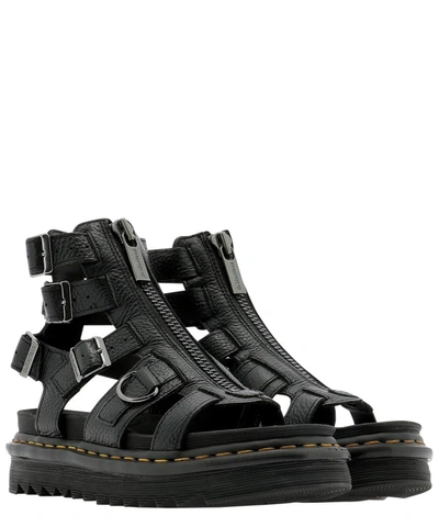 Shop Dr. Martens' Dr. Martens Olson Sandals In Black