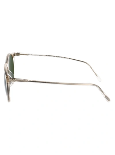 Shop Oliver Peoples O'malley Sunglasses In Transparent