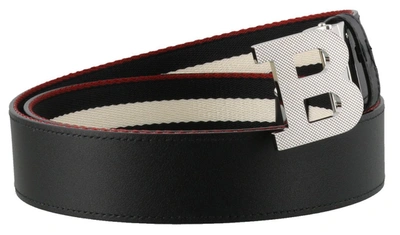 Shop Bally B Buckle Reversible Belt In Multi