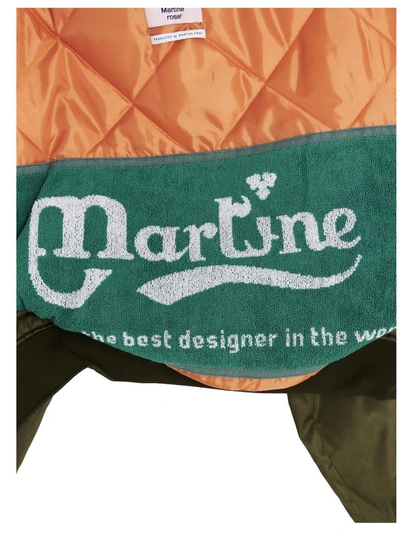 Shop Martine Rose Dolphin Scarf In Green