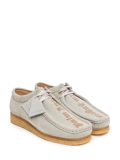 Shop Palm Angels X Clarks Originals Wallabee Lace In Beige