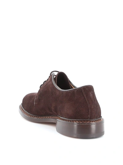 Shop Tricker's Robert Derby Shoes In Brown