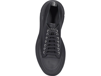 Shop Alexander Mcqueen Tread Slick Sneakers In Black