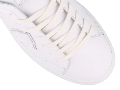 Shop Philippe Model Temple Veau Sneakers In White