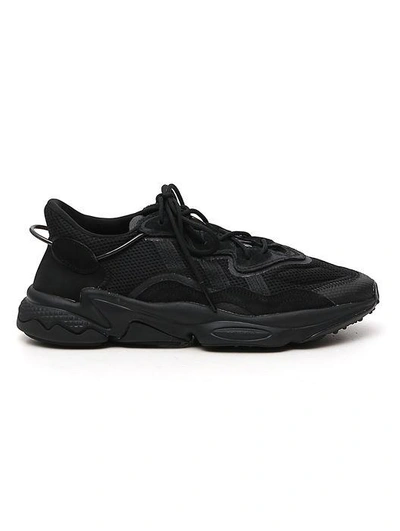 Shop Adidas Originals Ozweego Sneakers In Black