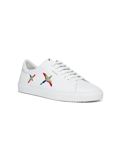 Shop Axel Arigato Clean 90 Bee Birds Embroidered Sneakers In White