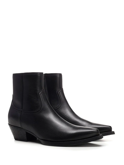 Shop Saint Laurent Lukas Boots In Black