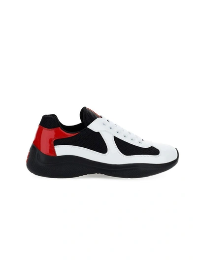 Shop Prada America's Cup Bike Sneakers In Multi