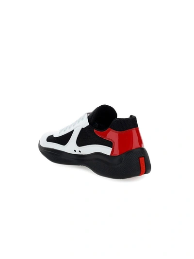 Shop Prada America's Cup Bike Sneakers In Multi