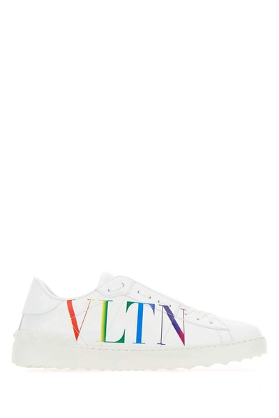 Valentino Garavani Logo Print Sneakers In White | ModeSens