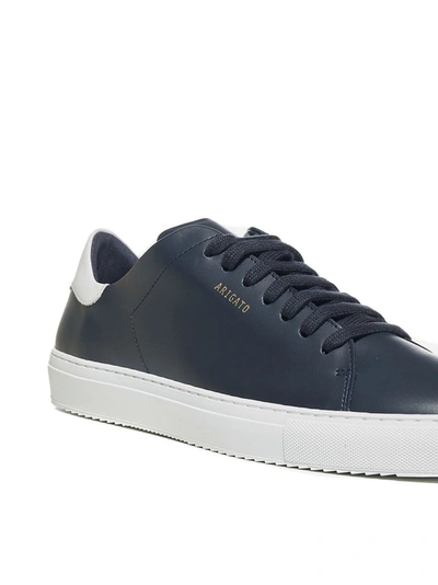 Shop Axel Arigato Clean 90 Contrast Sneakers In Navy