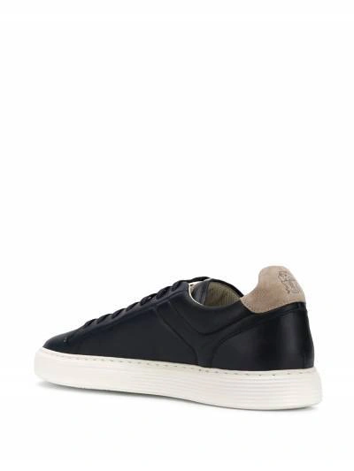 Shop Brunello Cucinelli Low Top Sneakers In Black