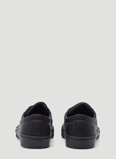 Shop Prada Wheel Cassetta Sneakers In Black