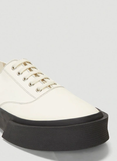 Shop Oamc Inflate Plimsoll Sneakers In White