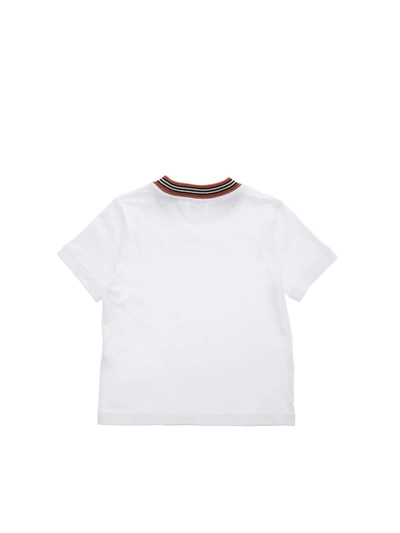 Shop Burberry Shortbread T-shirt In White