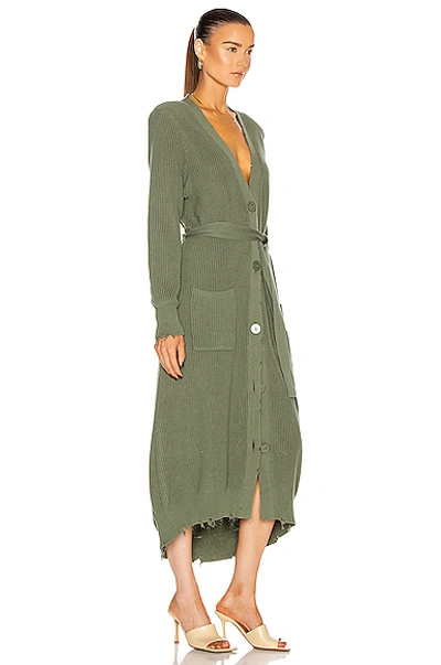 Shop Ser.o.ya Amanda Sweater Dress In Olive