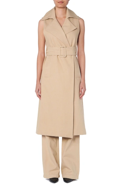 Shop Trave Chelsea Trench Vest In The Beach