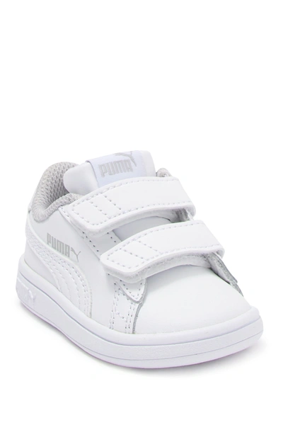 Shop Puma Smash V2 Leather Sneaker In White White
