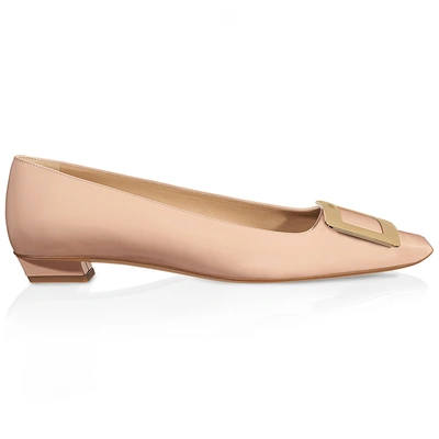 Roger Vivier Belle Vivier Ballerinas In Patent Leather