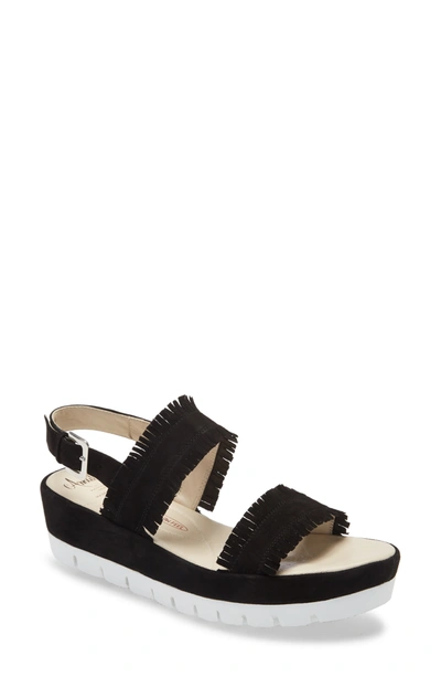 Shop Amalfi By Rangoni Blake Slingback Sandal In Black Cashmere