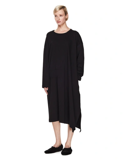 Shop Y's Black Asymmetric Dress