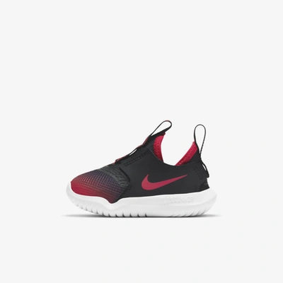 Shop Nike Flex Runner Baby/toddler Shoes In University Red,black,white,university Red