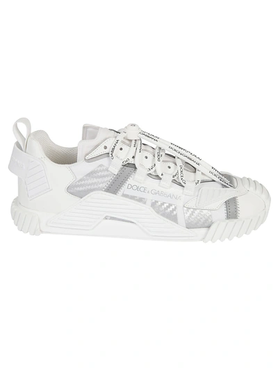 Shop Dolce & Gabbana Logo Sneakers In White