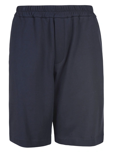 Shop Jil Sander Plain Shorts In Blue