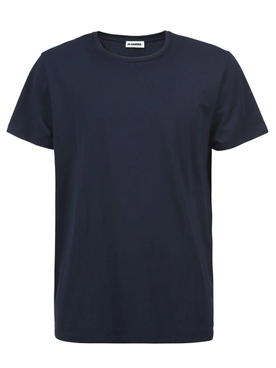 Shop Jil Sander Classic Plain T-shirt In Blue