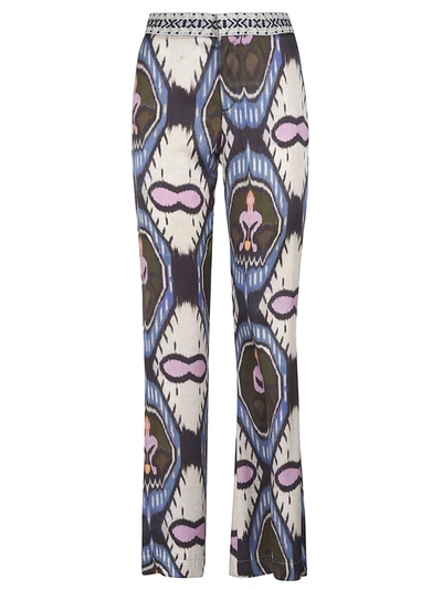 Shop Bazar Deluxe All-over Patterned Trousers In Multicolor
