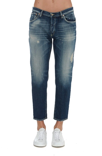 Shop Dondup Brighton Jeans In Blue