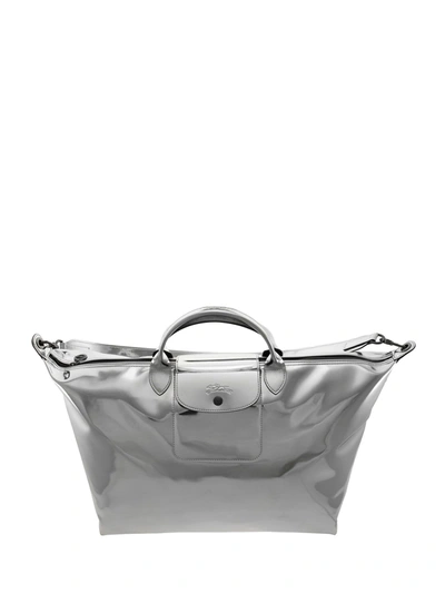 Le Pliage Travel Bag L In Silver