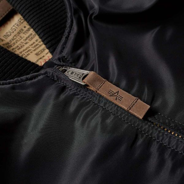 Alpha Industries Ma 1 Vf 59 Flight Jacket Black Modesens