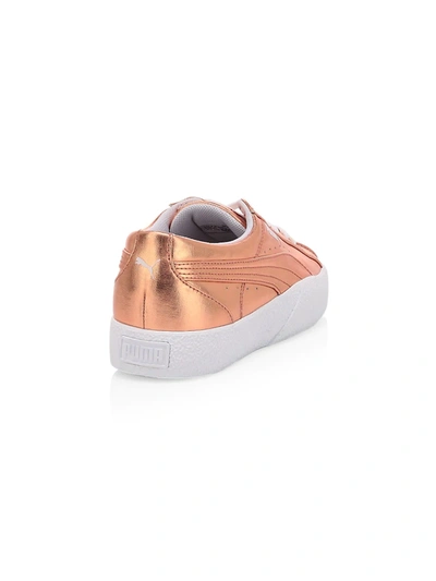 Shop Puma Women's Women's Love Metallic Sneakers In Rose Gold