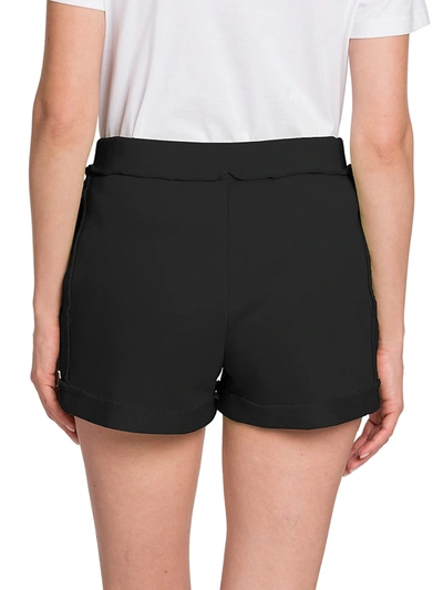 Shop Moschino Women's Teddy Sweat Shorts In Fantasy Print Black