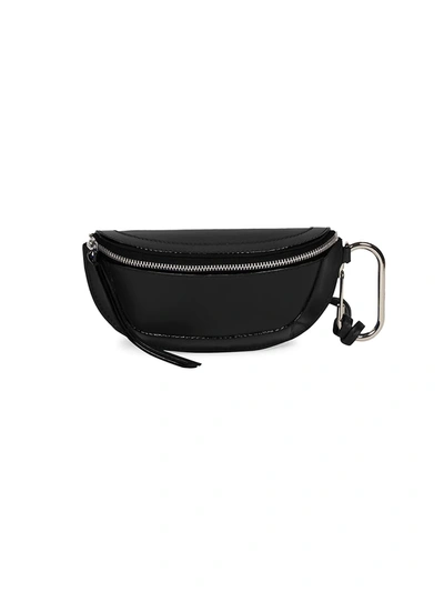Shop Isabel Marant Bossey Leather Crossbody Bag In Black