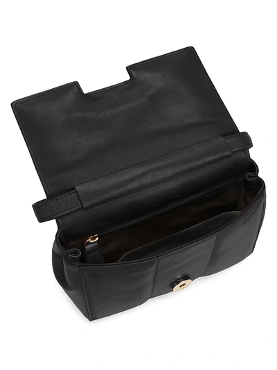 Shop Demellier Women's Mini Alexandria Leather Shoulder Bag In Black