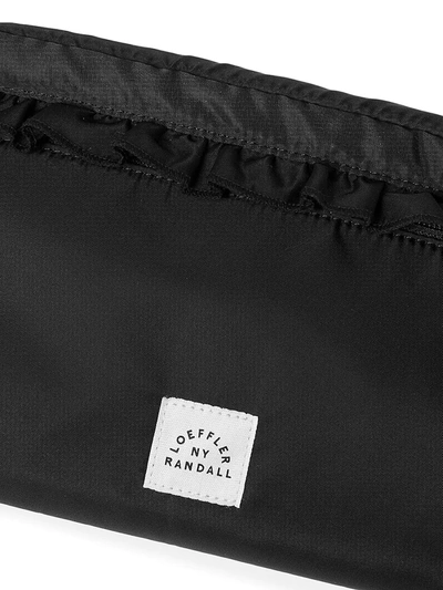 Shop Loeffler Randall Women's Commuter Ruffle Belt Bag In Black