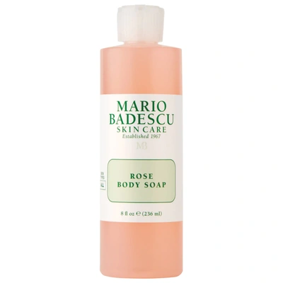 Shop Mario Badescu Rose Body Soap 8 oz/ 236 ml